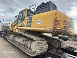 Used Komatsu Excavator in yard